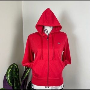 Lacoste zip up hoodie